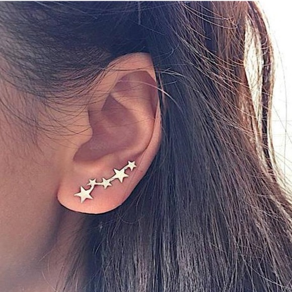 NEW Gold Star Earring - Picture 1 of 3